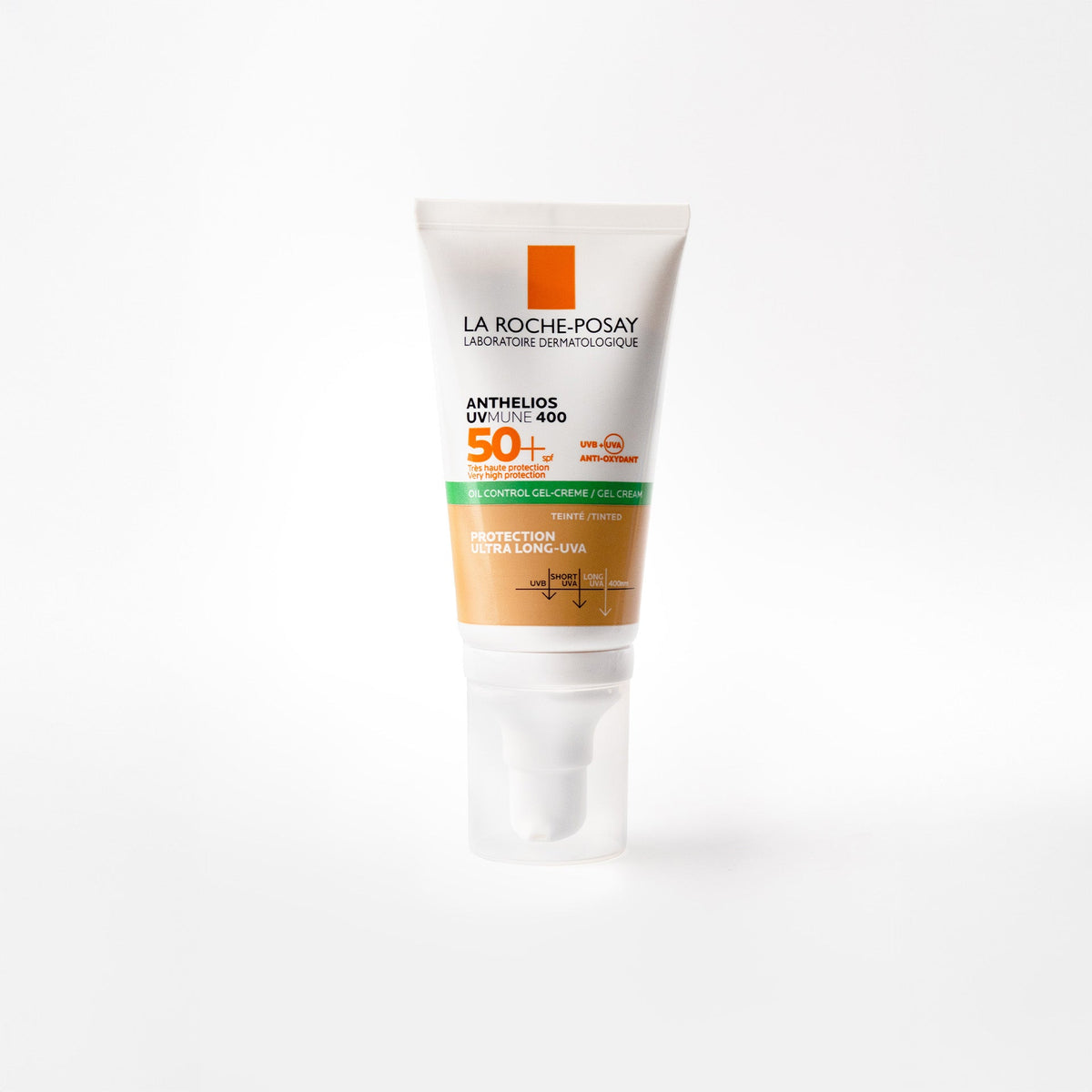 Protector Solar Anthelios UVMune 400 Oil Control Toque Seco con Color FPS 50+ 50ml bloqueador