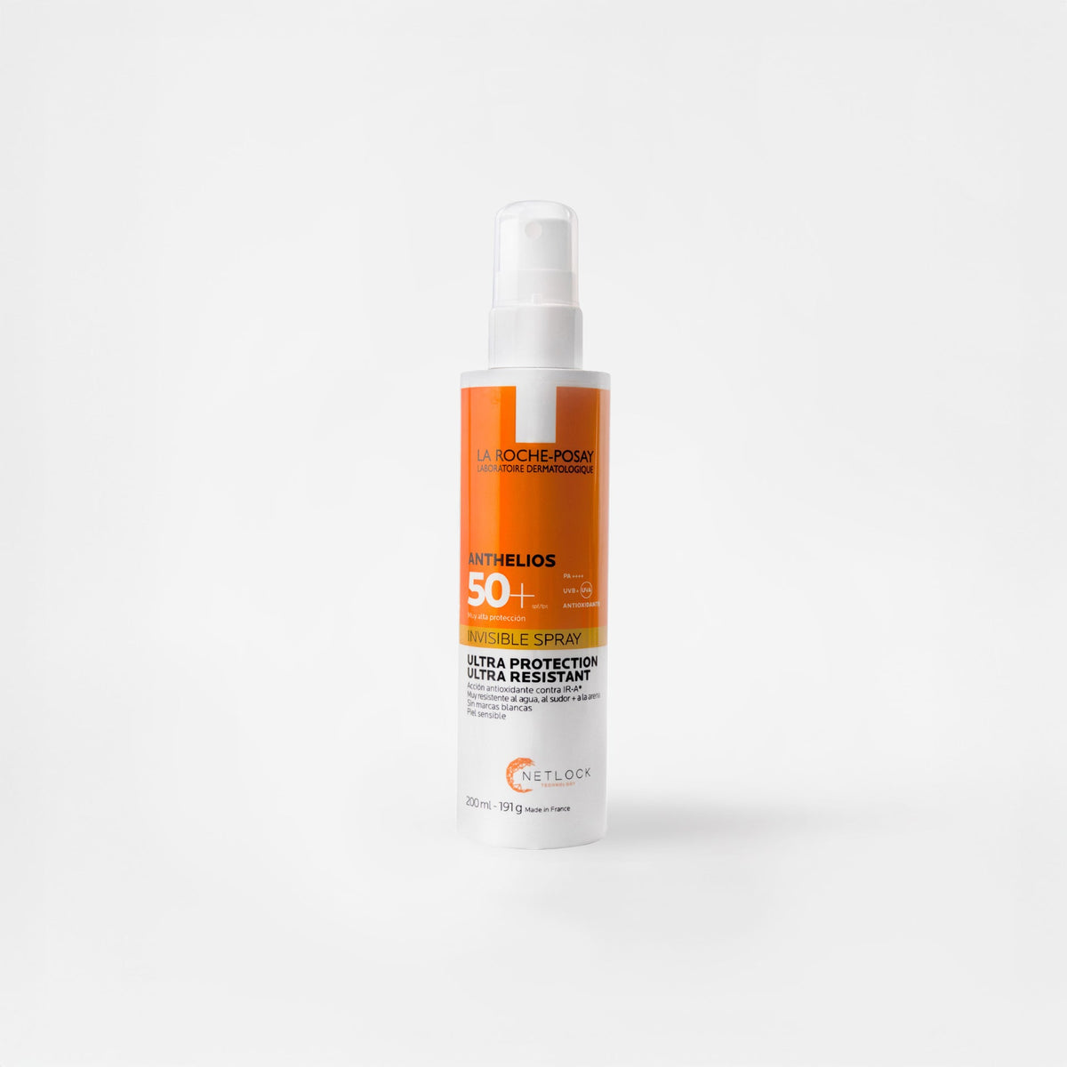 Bloqueador Anthelios Spray Invisible SPF50+ 200ml | La Roche-Posay