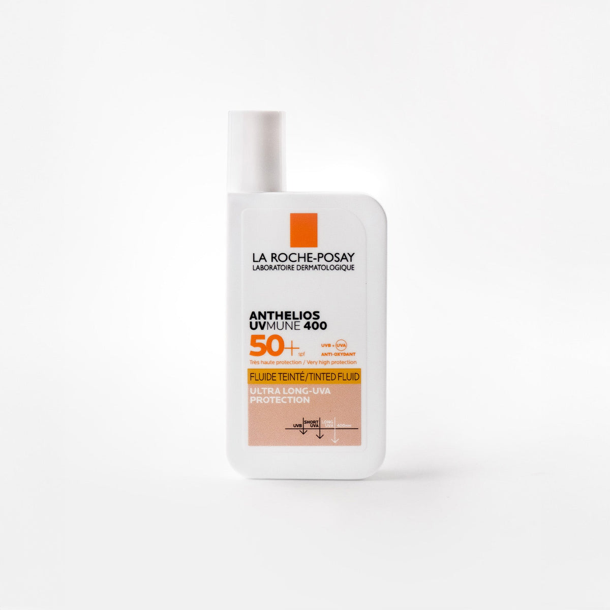 Protector Solar Anthelios UVMune 400 Fluido con color FPS 50+ 50ml bloqueador