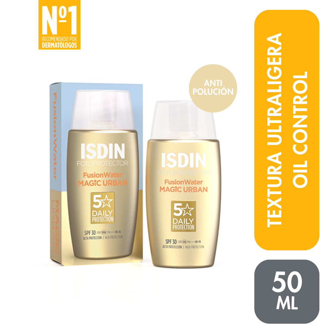 Isdin Fotoprotector Fusion Water Magic Urban SPF30 50ml - Bloqueador