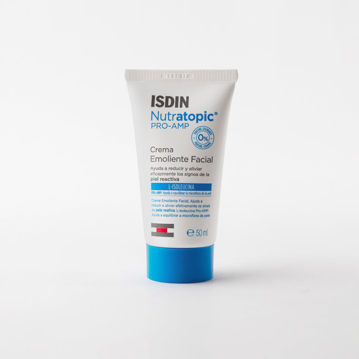 Isdin Nutratopic Pro-Amp Crema Facial 50Ml C/F - Crema Facial Protectora Reducción Signos Piel Reactiva